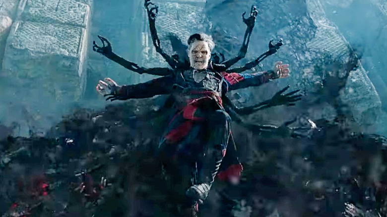 Doctor Strange with spirits of the dead