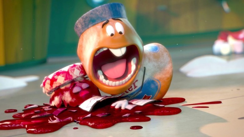 Peanut Butter and his dead wife Jelly in Sausage Party