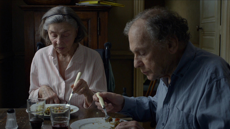 Amour Emmanuelle Riva Jean-Louis Trintignant