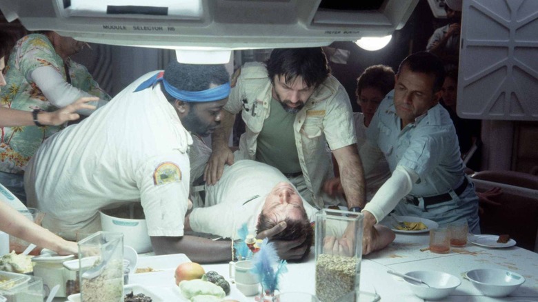 Chestburster scene in Alien (1979)