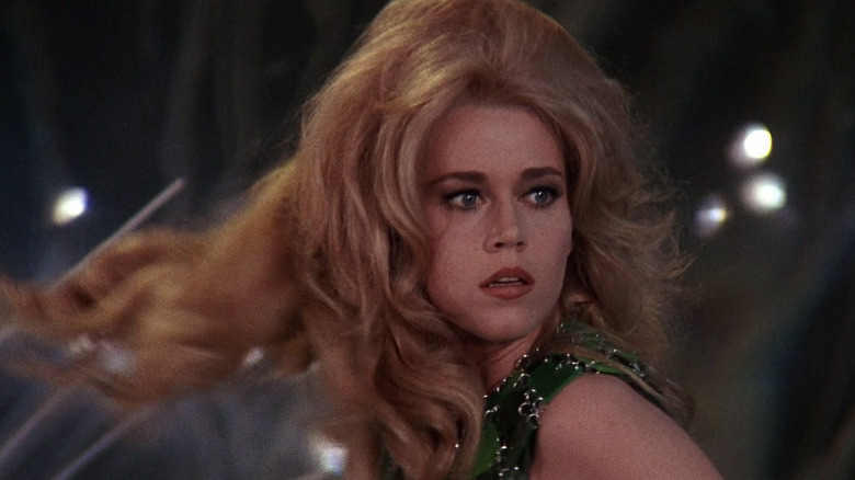 Barbarella's Jane Fonda spinning