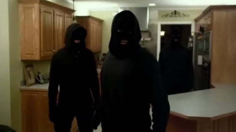 Hooded figures kitchen