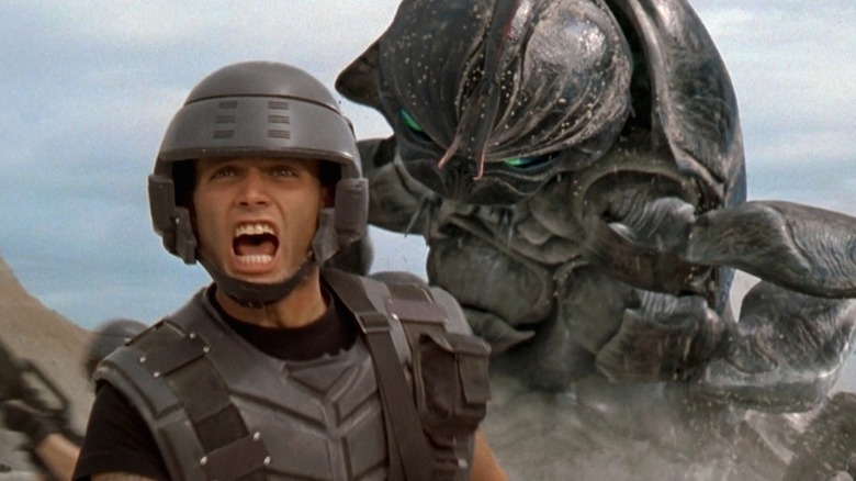 Casper Van Dien as Johnny Rico in Starship Troopers