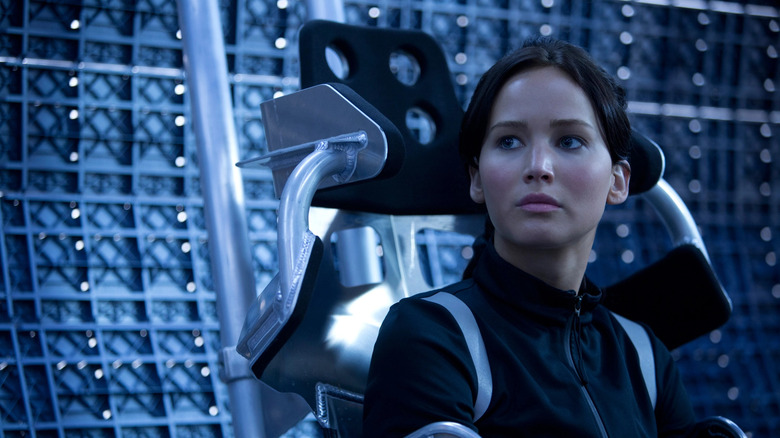 Katniss looking scared