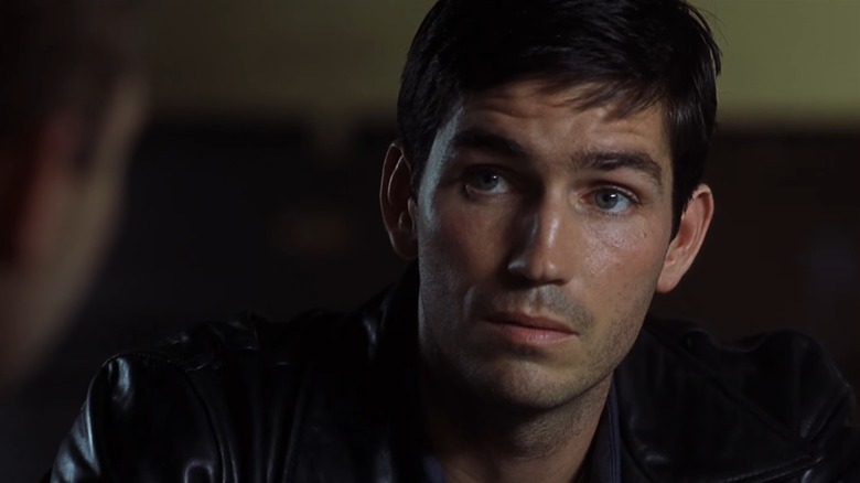 Jim Caviezel looking skeptical