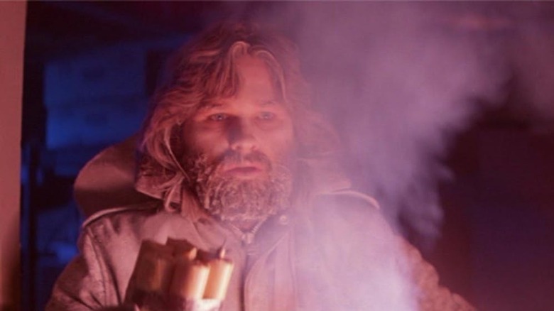 Kurt Russell in the cold