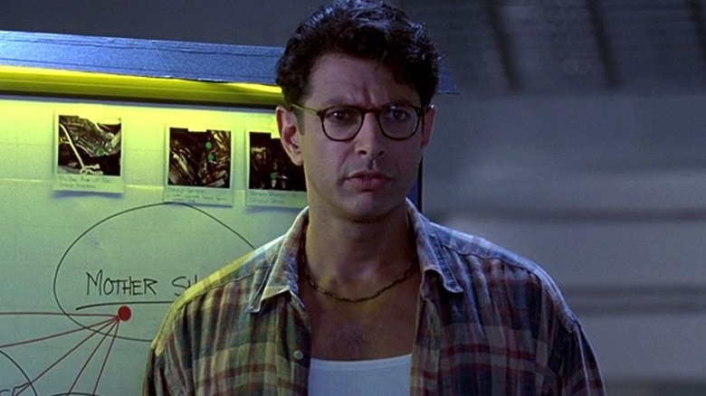 Jeff Goldblum with whiteboard