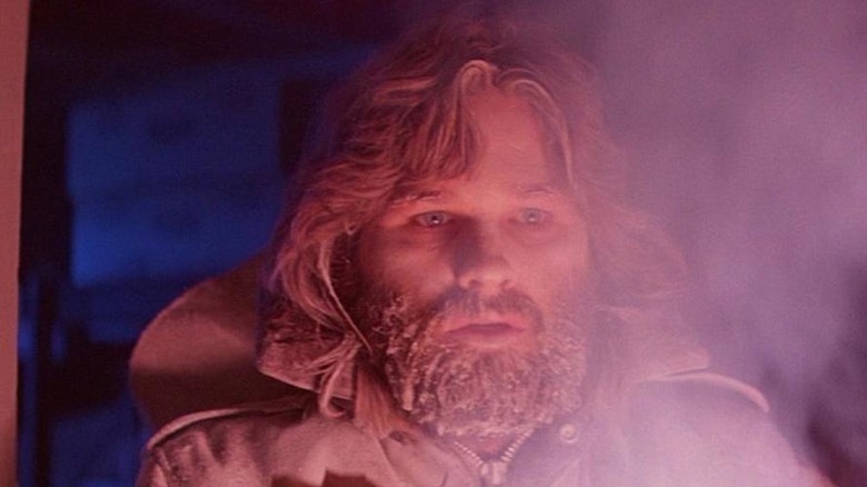 Kurt Russell in the cold