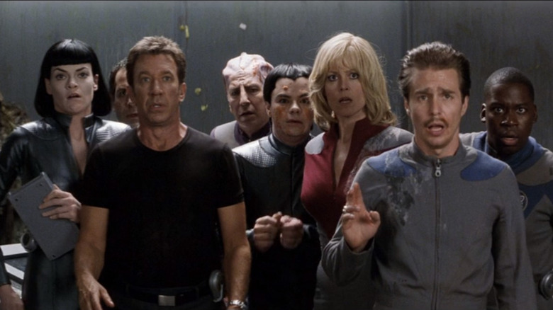 Galaxy Quest crew on spaceship