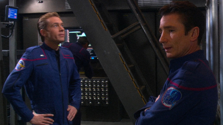 Connor Trinneer and Dominic Keating in Enterprise