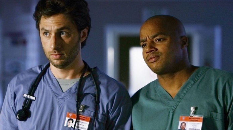 Zach Braff and Donald Faison in Scrubs