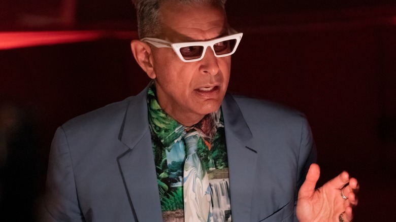 Jeff Goldblum cool white glasses