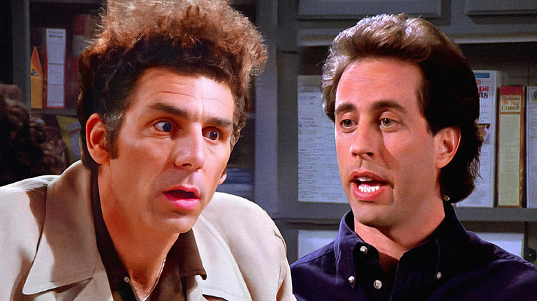 Kramer and Jerry looking shocked from Seinfeld