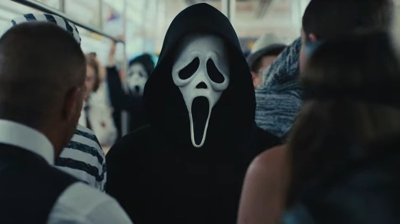 Ghostface on subway Scream VI