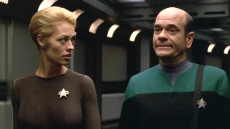 Voyager Seven of Nine and the Doctor