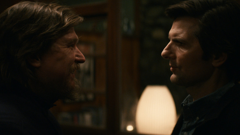 Michael Chernus and Adam Scott in Severance