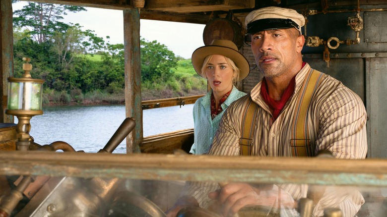 Jungle Cruise The Rock and Emily Blunt