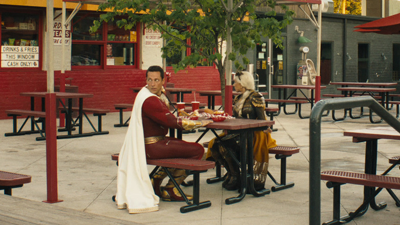 Shazam Fury of the Gods picnic table 