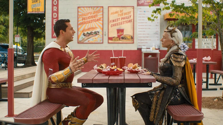 Shazam meets with Hespera over cheesesteaks