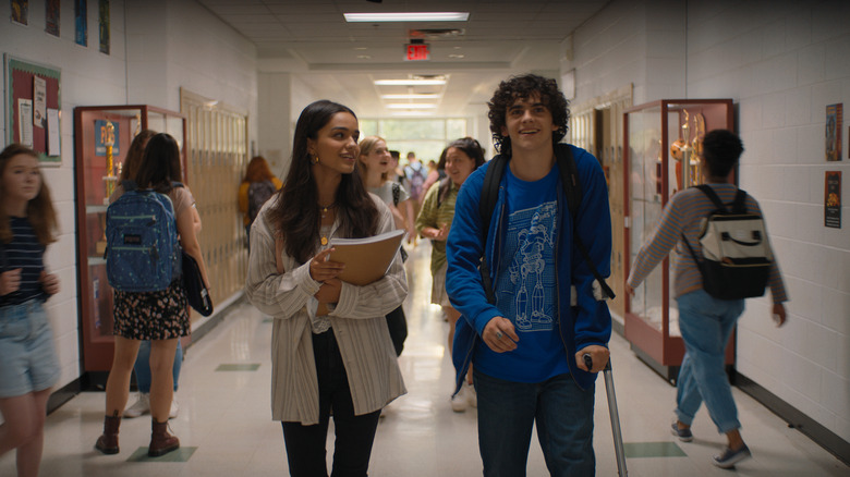 Rachel Zegler and Jack Dylan Grazer in Shazam! Fury of the Gods