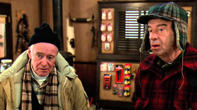 Jack Lemmon and Walter Matthau as John Gustafson Jr. and Max Goldman in Grumpy Old Men