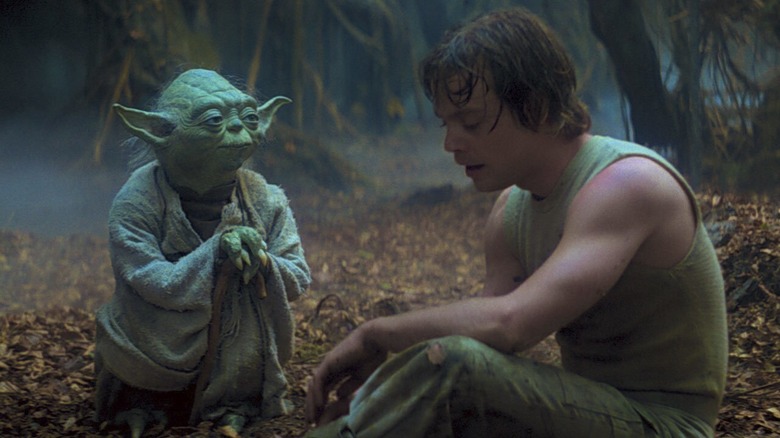 Empire Strikes Back Yoda and Luke 