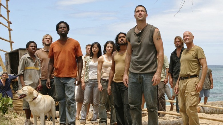 evangeline lilly, matthew fox and the crew from lost