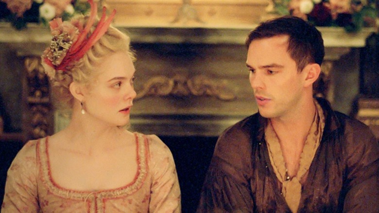 Elle Fanning and Nicholas Hoult in conversation
