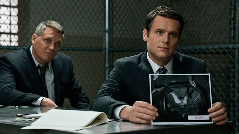 Bill Tench and Holden Ford in "Mindhunter"