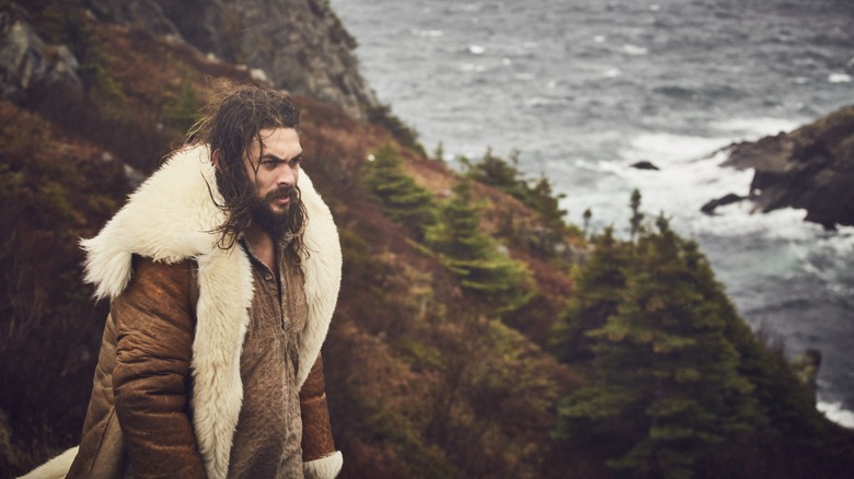 Jason Mamoa in wilderness