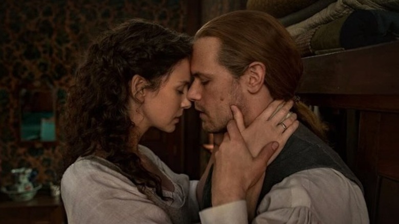 Caitríona Balfe and Sam Heughan