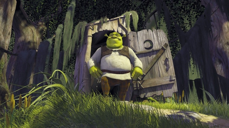 Shrek movie opening scene 