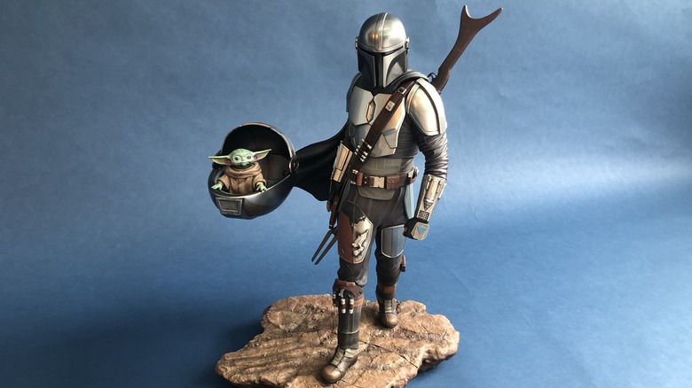 The Mandalorian And Grogu Premium Format Statue