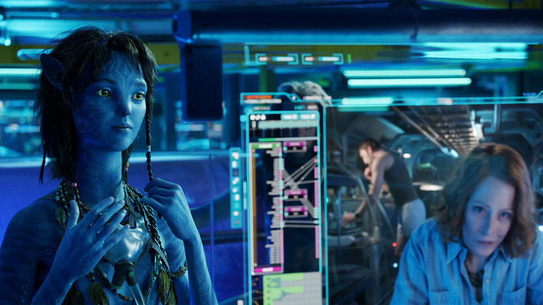 Sigourney Weaver in Avatar: The Way of Water