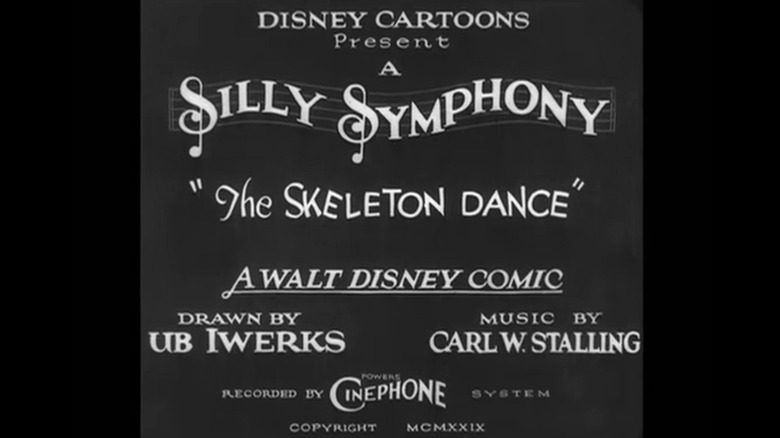 The Skeleton Dance, title card