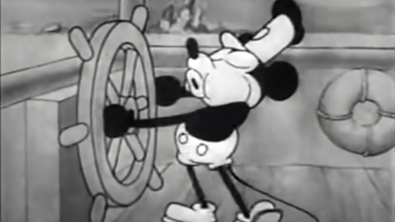 Mikey Mouse in Steamboat Willie