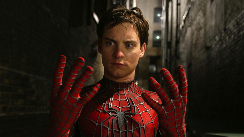 Peter Parker ponders his powers in Spider-Man 2