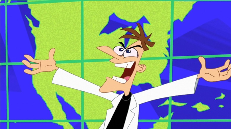 Dr. Doofenshmirtz on Phineas and Ferb