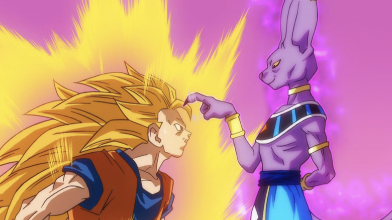 Goku and Beerus in Dragon Ball Super