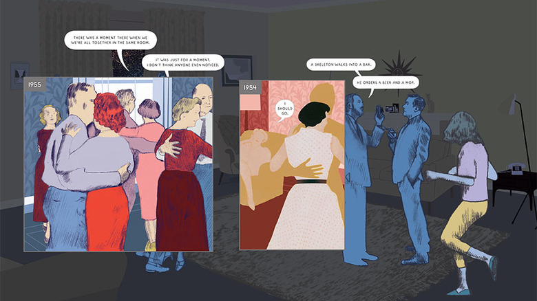 A panel from "Here" by Richard McGuire