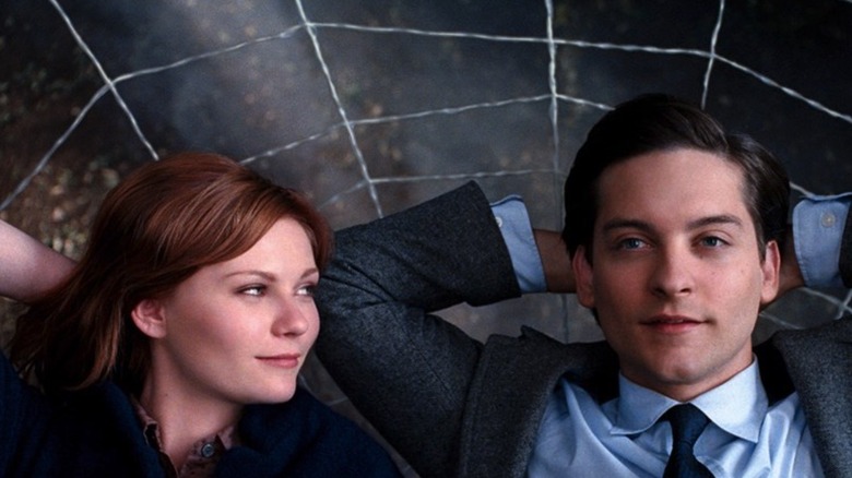 Kirsten Dunst and Tobey Maguire in "Spider-Man"