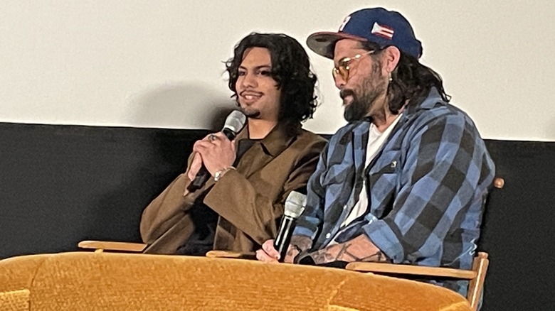 Xolo Maridueña and Angel Manuel Soto at the Q&A