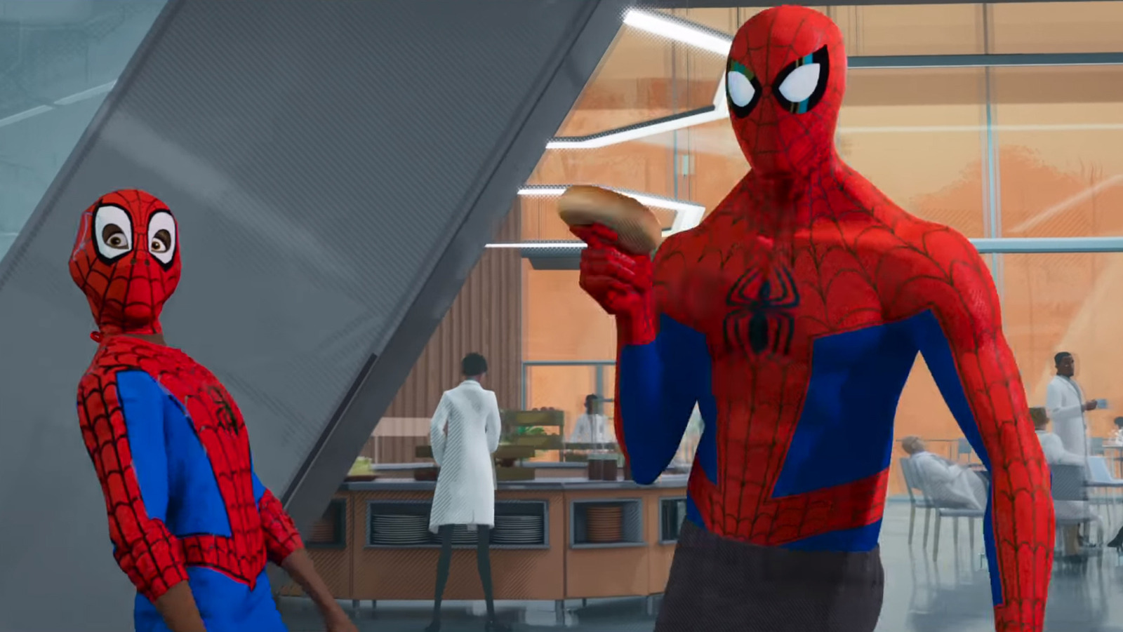 Across The Spider-Verse rend la blague sur les bagels du premier film ...