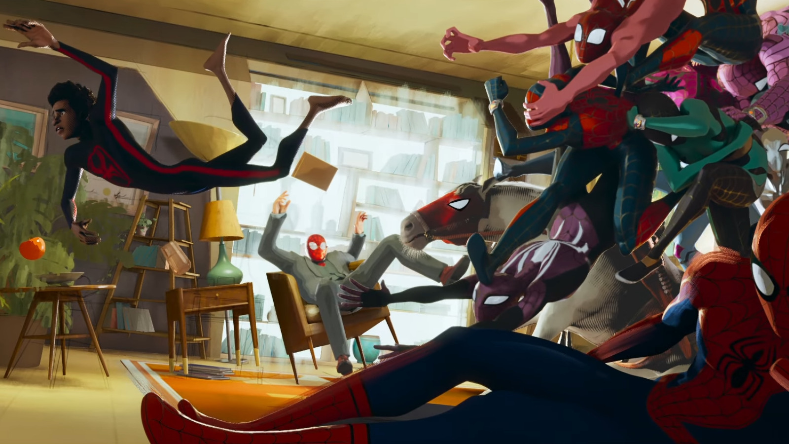 Spider Man Across The Spider Verse Turns An Infamous Spidey Vehicle Into An Actual Character