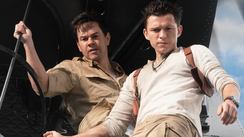Tom Holland from the poster for Uncharted