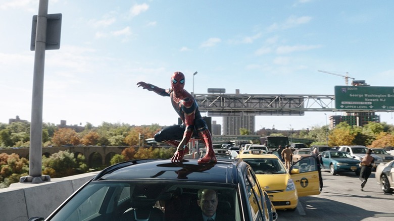 Spider-Man No Way Home bridge fight