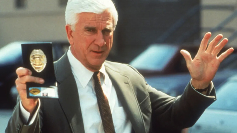 Leslie Nielsen from The Naked Gun