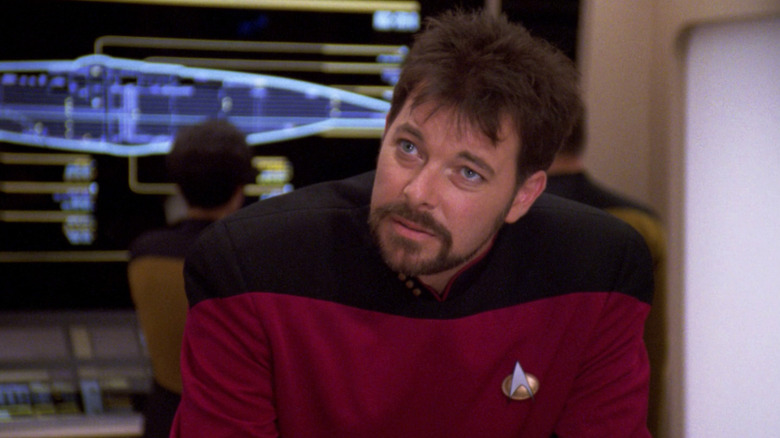 Jonathan Frakes as William Riker on Star Trek: The Next Generation