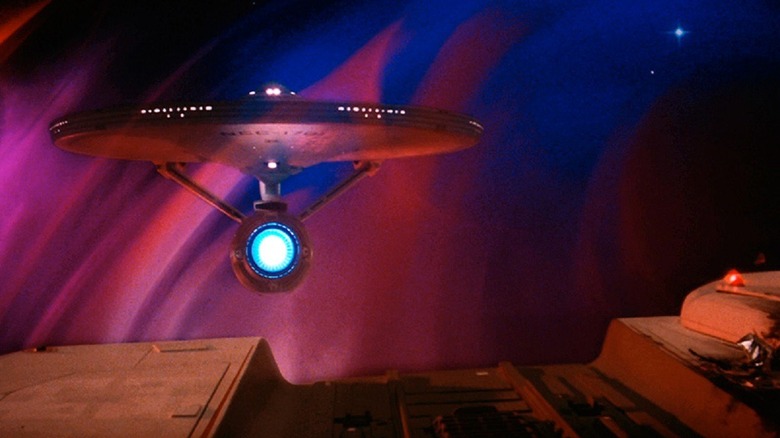 Star Trek II enterprise chase