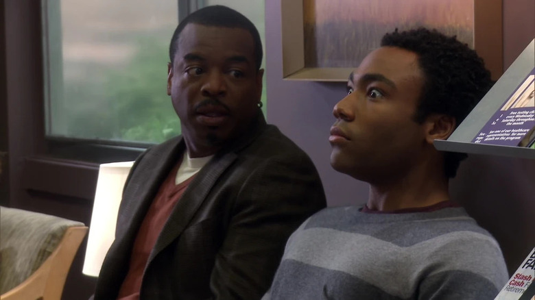 LeVar Burton and Donald Glover in Community